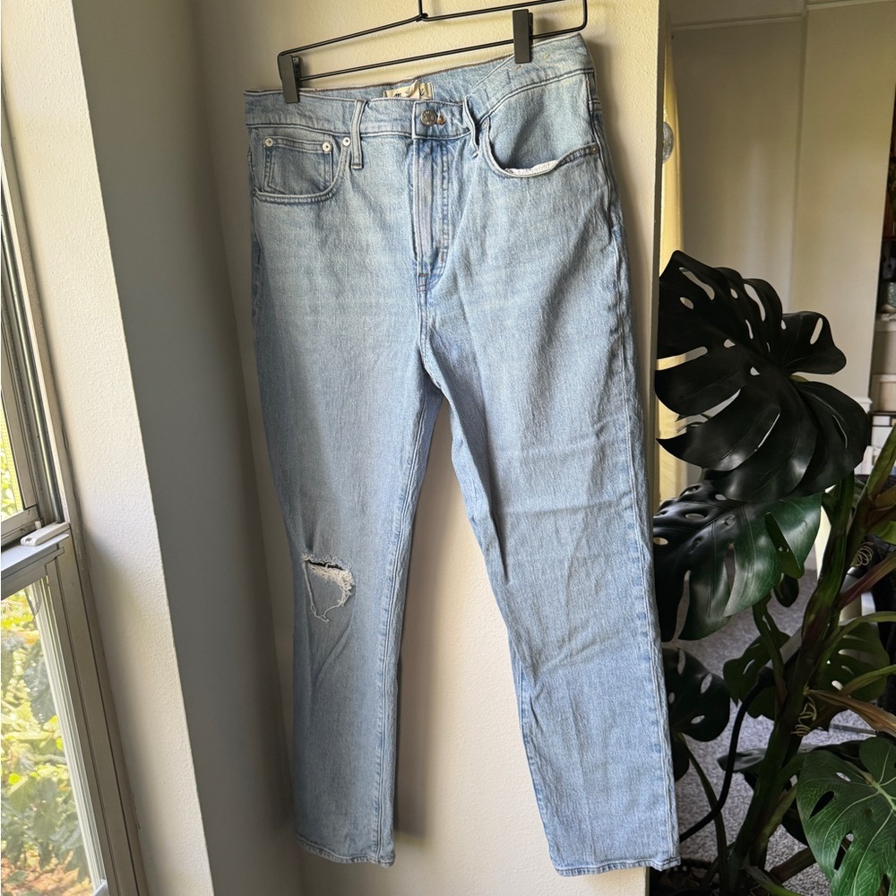 Madewell Classic Blue Denim Jeans - Picture 2 of 4
